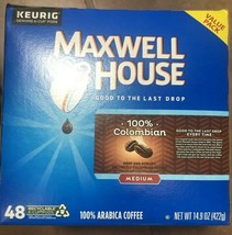 Maxwell House Blend Coffee K-Cup Pods - 48 Count Medium 100 % Colombian - £23.37 GBP