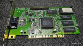 PCI VGA Video Card ATI Mach64 WinCharger (109-32100-20) 2 MB MB DOS Retrogaming - £31.50 GBP