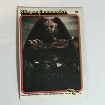 Star Trek 1979 Trading Card  #88 Klingon Commander - $1.97