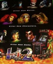 Midway Killer Instinct 2 Arcade POSTER 1995 Original NOS Video Game 28 X... - $29.69