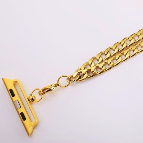 24K Gold 42MM Apple Watch And gold Neckless Item image 8