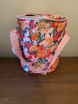 The Perfect Cooler Nwt Round Bright Floral Cooler Bag Arcadia Beauty - $14.84