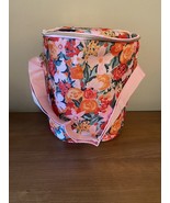 The Perfect Cooler Nwt Round Bright Floral Cooler Bag Arcadia Beauty - $20.33 CAD
