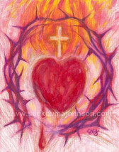 Sacred Heart of Jesus Art Print - £14.20 GBP+