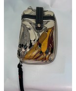 Sakroots Bi-Fold Wallet Zip Round Colorful Art Pattern Design - $225.80 MXN