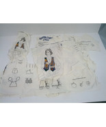 Dreamspinners VIP fabric pattern cut out panels spring time vest with fa... - $19.75