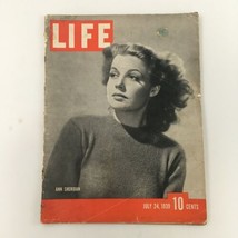 VTG Life Magazine July 24 1939 American Actress Ann Sheridan Feature - £11.39 GBP