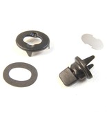 DOT Turn Button Double Prong, Black Oxide Finish, w/ Eyelet & Backing Plate - $4,118.07 MXN