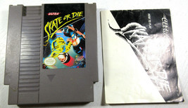 Original NES Skate or Die Ultra Games Cartidge with Manual NES-DI-USA - £9.27 GBP