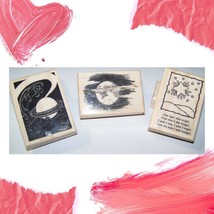 Moon Star Planet new mounted rubber stamps Art Stamps - $8.00