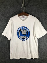 Jerzees Richard H Bryan Bull Dogs XL T-Shirt White Heavy Weight 50/50 - $8.14
