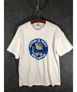 Jerzees Richard H Bryan Bull Dogs XL T-Shirt White Heavy Weight 50/50 - £6.40 GBP