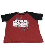 Star Wars 'Rule The Galaxy's Raglan Tshirt XX Large Men - $14.95