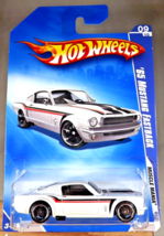 2009 Hot Wheels #85 Muscle Mania 9/10 &#39;65 MUSTANG FASTBACK White Variant... - £9.37 GBP