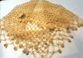Handmade shawl. Openwork crochet shawl. BG-3 - $60.00