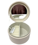 Pale Pink Round Jewelry Box, New - $9.49