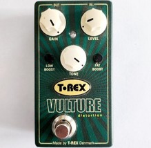 T Rex Vulture Distortion Guitar FX Effects Pedal Tested Working Overdriv... - $99.99