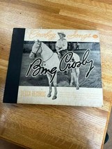 bing crosby cowboy songs decca records - $60.00