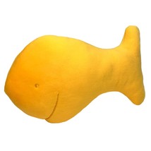Fish Chicken Nugget Plush, 13 Inch Gold Soft Fish Chicken Nuggets Pillow For Bir - £28.43 GBP
