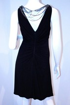 $160 MARC ANDREW New York CHAIN Dress V-Neck COCKTAIL ( 6 ) - $118.77