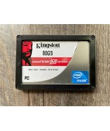 Kingston Intel SSDSA2M080G2GC 80GB 3Gb/s 2.5&quot; SATA III SSD Solid - £6.31 GBP