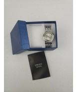 NIB Lady&#39;s Strada Stainless Steel Quartz Watch With Box - Needs New Batt... - £19.65 GBP