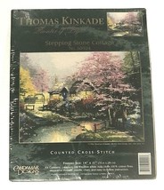 Thomas Kinkade Stepping Stone Cottage Cross Stitch Kit 50924 by Candamar... - $29.58
