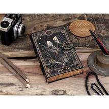 Handmade Book of Spells Of Shadows, Leather Journal, Deckle Edge Paper, ... - $50.00