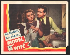 Model Wife 1941-original 11&quot;x14&quot; lobby card-Features Joan Blondell &amp; Dick Pow... - £26.80 GBP