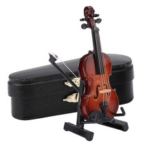 Tiny Violin, Small Violin, Miniature Wooden Violin Mini Violin Model Wor... - $23.99