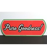 Authentic Jimmy Johns Pure Goodness Tin Fast Food Metal Sign 6.5&quot;h x 18&quot;... - £23.59 GBP