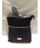 Simply Noelle black faux suede messenger bag black 11.5” x 10.5” WB-HB-33 - $1,117.13 MXN