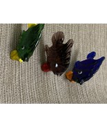 Three glass fish sculptures retro - $29.13 CAD