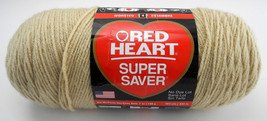 Red Heart Super Saver Worsted Medium Weight Acrylic Yarn - 1 Skein Buff ... - $7.55