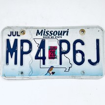 2020 United States Missouri Bluebird Passenger License Plate MP4 P6J - £14.05 GBP