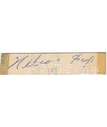 Nellie Fox (d. 1975) Signed Autographed Vintage Signature Cut RARE - Mue... - $273.52 CAD