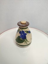 Vintage 2.75&quot; Torquay Hill&#39;s Violets Perfume Bottle Bud Vase Devon England - $16.83