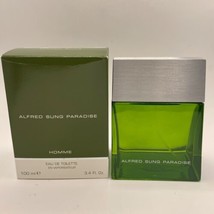 Alfred Sung Paradise Homme Edt Spray 3.4 Oz Discontinued - New In Box - £53.43 GBP