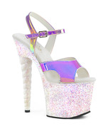 PLEASER UNICORN-711LG Women&#39;s 7&quot; Unicorn Heel Platform Ankle Strap Sanda... - $82.69 CAD