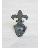 Bottle Opener Mardi Gras New Orleans Fluer De Lis Cast Iron Home Bar Mou... - €11,22 EUR