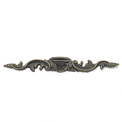 Blumoona 5 Pcs - Antique Brass Jewelry Box Drawer Cabinet Cupboard Door Wine Han