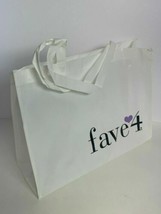 Fave 4 Beauty Travel Tote Bag in White 16&quot; x 12&quot; x 5.5&quot; Beauty Supplies - £5.29 GBP