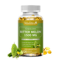 Bitter Melon Organic 120 Capsules Supplement Blood Sugar Support Glucose Levels - £25.56 GBP