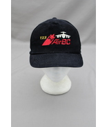 Vintage Corduroy Hat - Air BC YXS Prince George Airport - Adult Snapback - $49.00