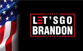 Let&#39;s Go Brandon Flag 12X18&quot; Us Flag #Fjb Anti Joe Biden Trump America Black Usa - £8.57 GBP