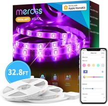 Smart Led Strip Lights Works With Apple Homekit, 32.8Ft Wifi Rgb, And Festivals - £41.55 GBP
