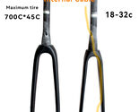 carbon 1 1/8 to 1 1/2 tapered gravel road bike Full Internal Cable Routi... - $115.00