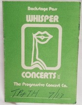 TOM PETTY - VINTAGE ORIGINAL 1979 CLOTH CONCERT STAGE PASS **LAST ONE** - $20.00