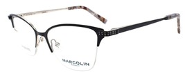 Marcolin MA5020 002 Women&#39;s Eyeglasses Frames Half Rim 52-17-135 Matte B... - £38.85 GBP