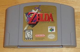 Nintendo 64 N64 Legend of Zelda Ocarina of Time Video Game, Tested and Working - £15.88 GBP